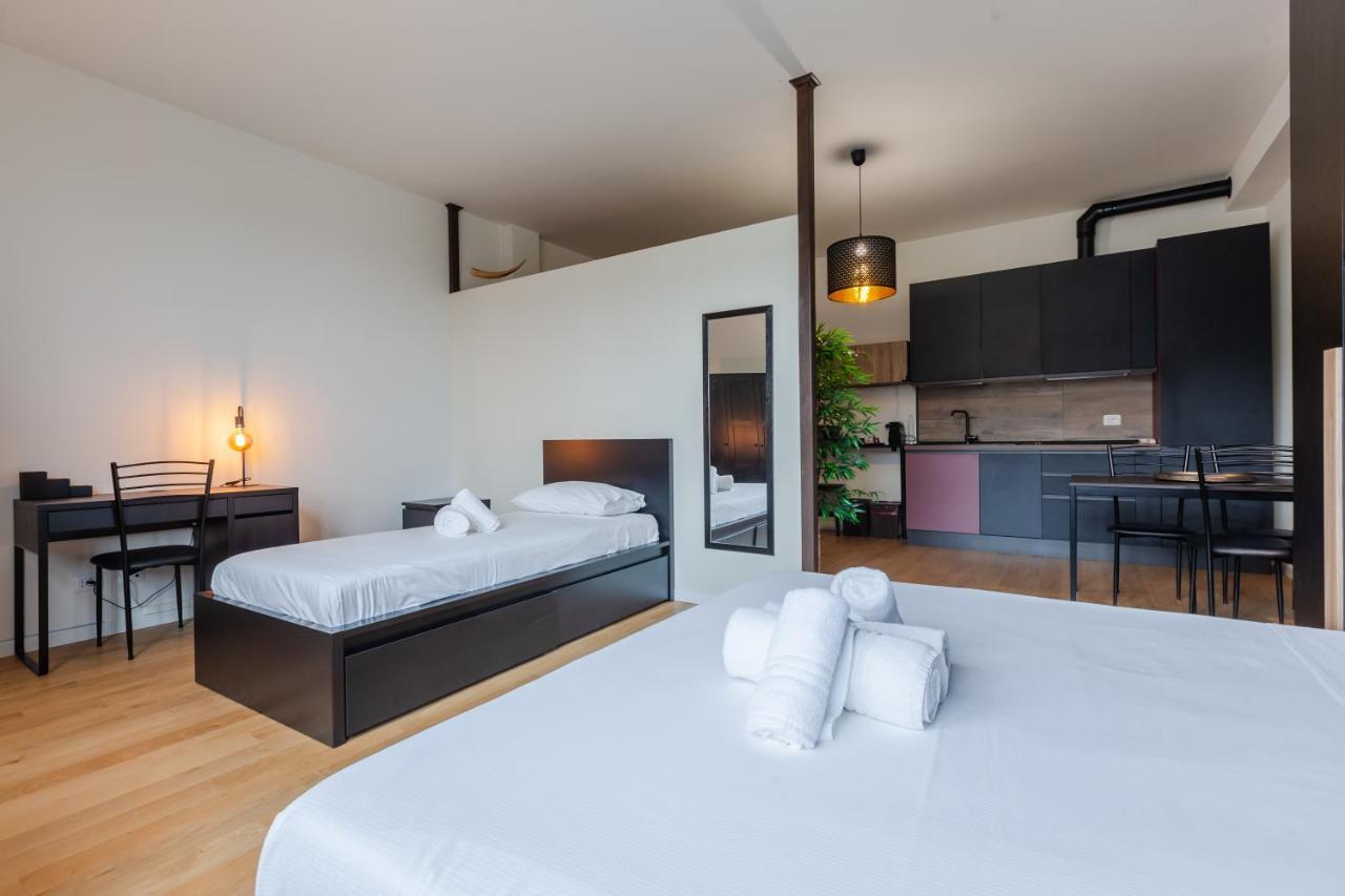 Ferienwohnung Stylish & Modern Studio Milano Exterior foto